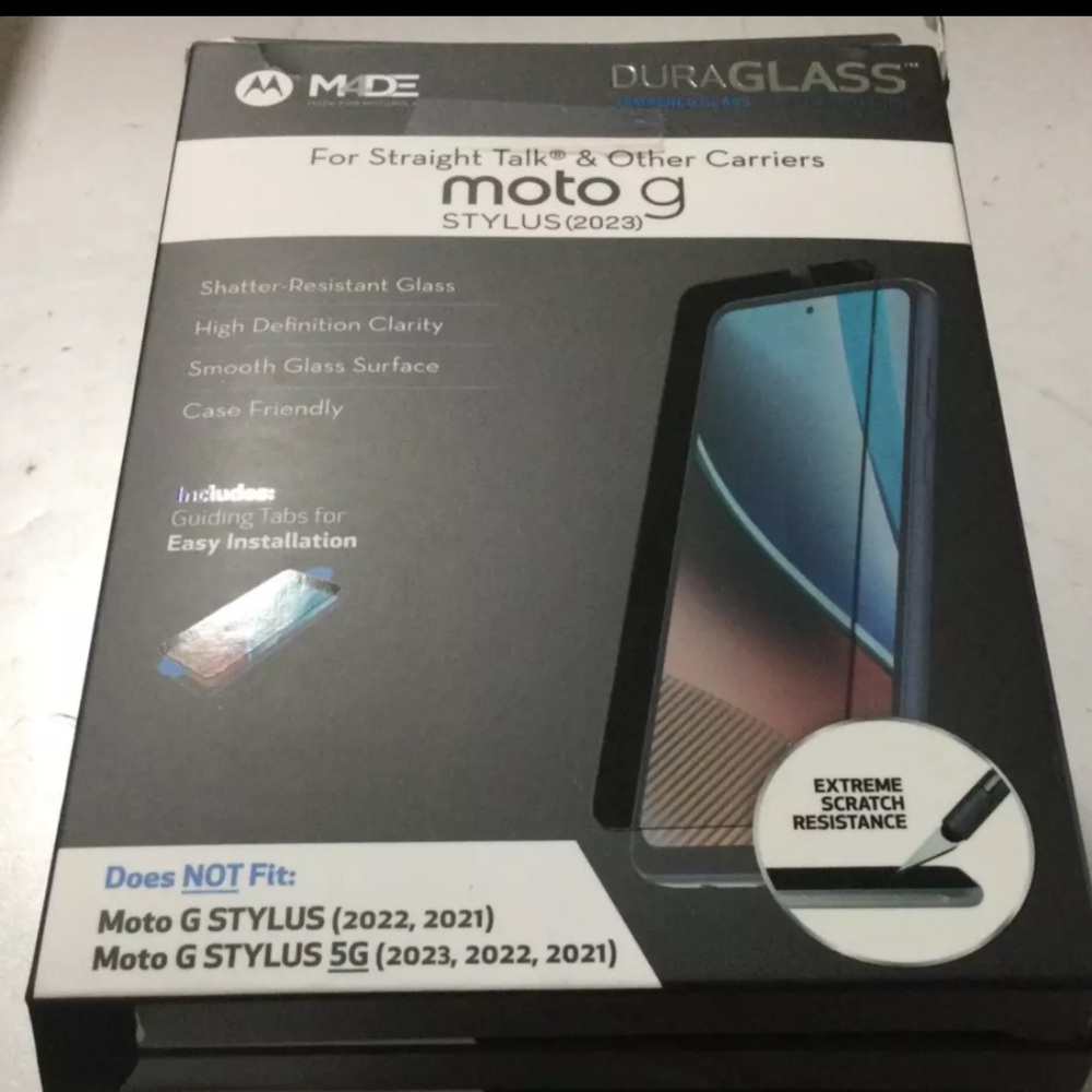 NEW DuraGlass Tempered Glass Screen Protectors For Moto G STYLUS 2023